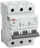 Выключатель автоматический EKF Averes AV-6 3п 3А B 6кА картинка